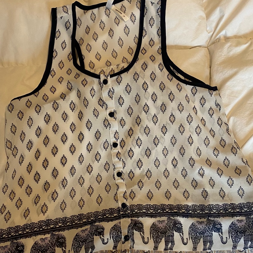 Sheer blouse